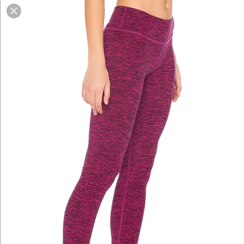 Beyond Yoga highwaisted magenta space dye legging